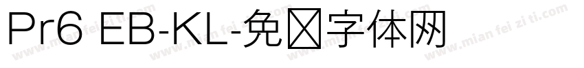 Pr6 EB-KL字体转换